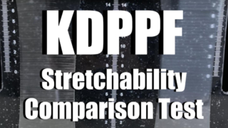 Prueba de comparación de estirabilidad de KDPPF